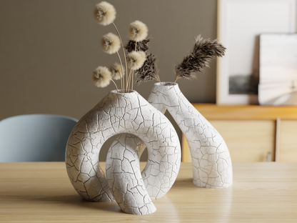 Interlocking Toroidal vases