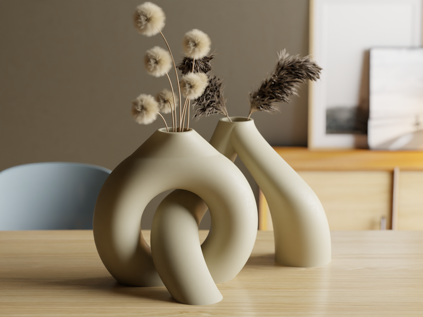 Interlocking Toroidal vases