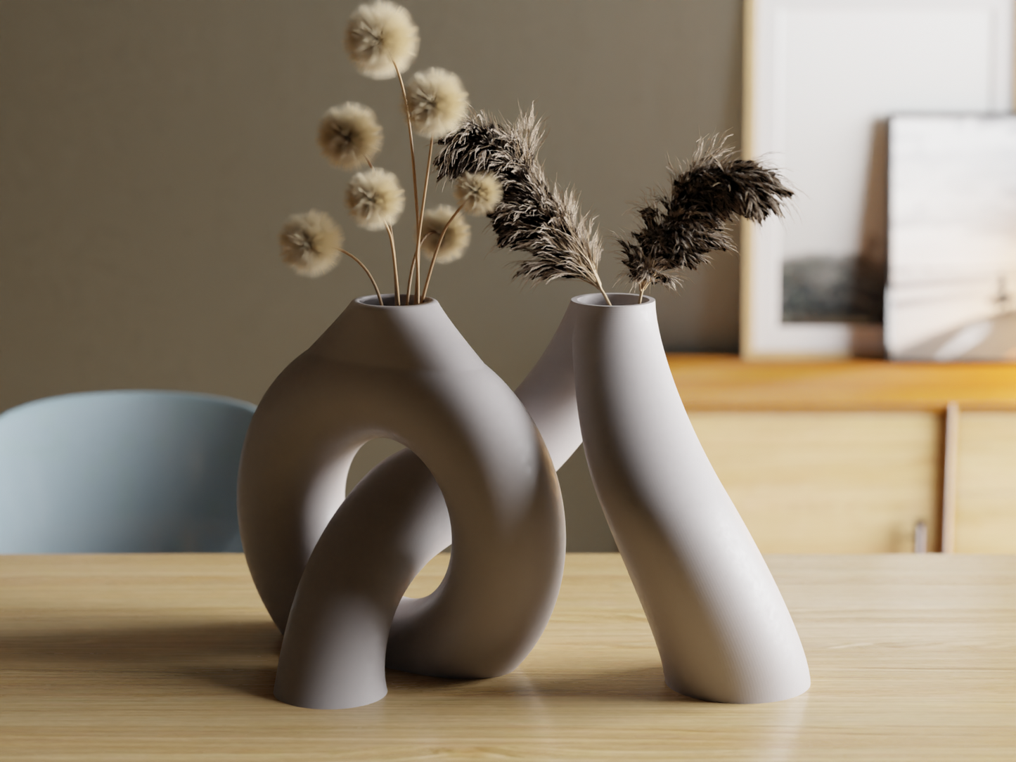 Interlocking Toroidal vases
